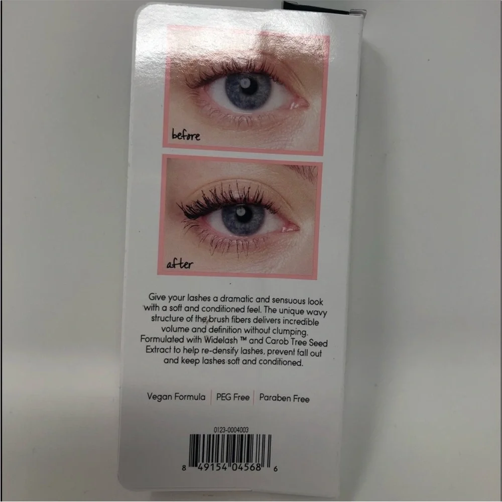 Laura Gellar LashBoss Bold Mascara & Covergirl So Lashy both black